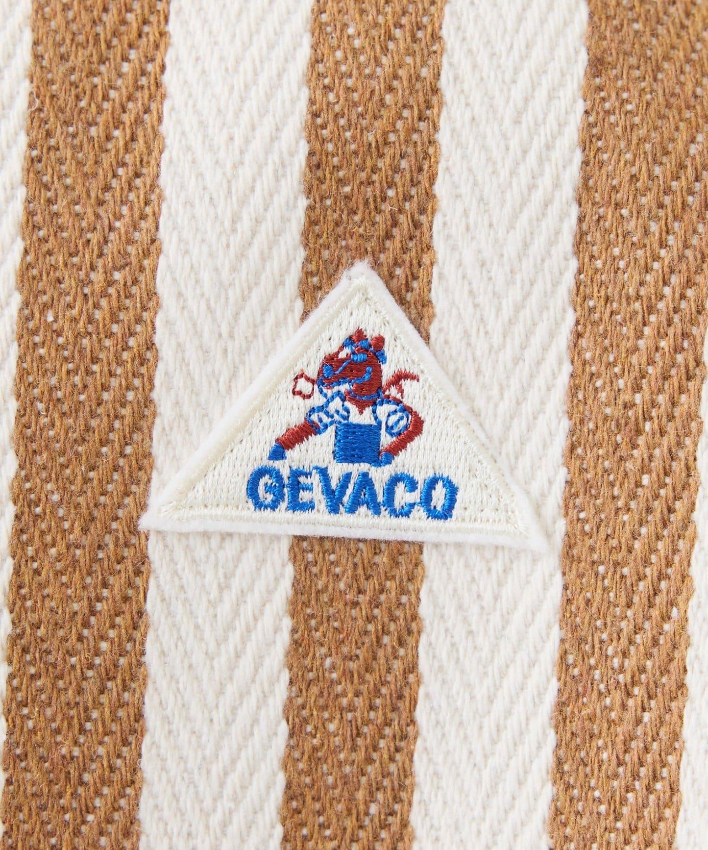 GEVACO/ゲバコ 條紋圖案帆布包