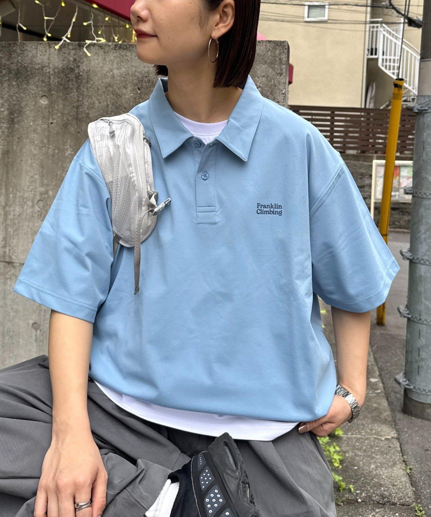 Franklin Climbing essential 背部印花Polo衫