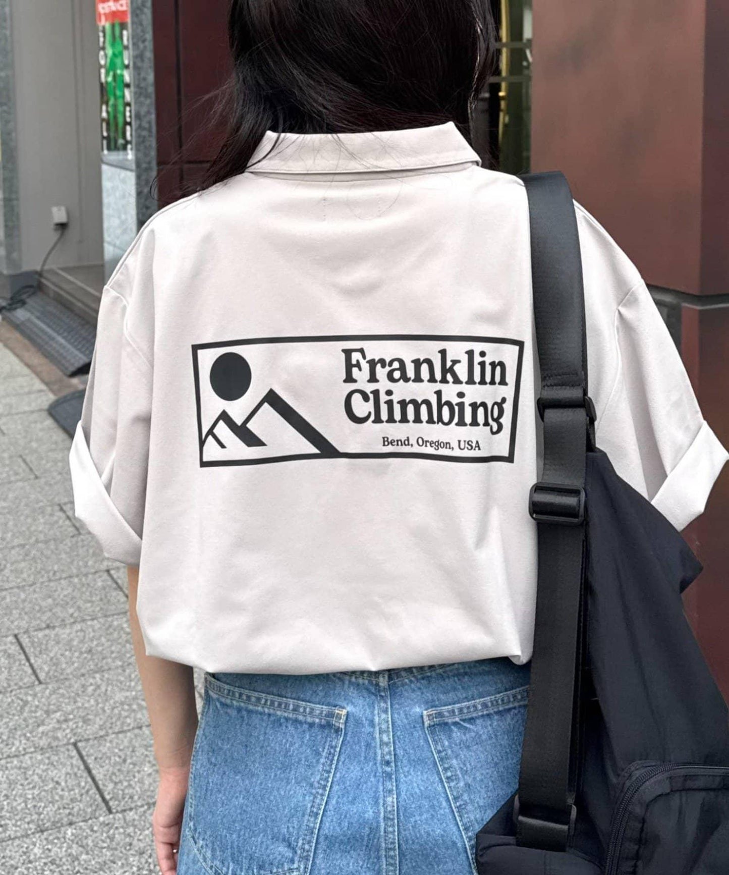Franklin Climbing essential 背部印花Polo衫