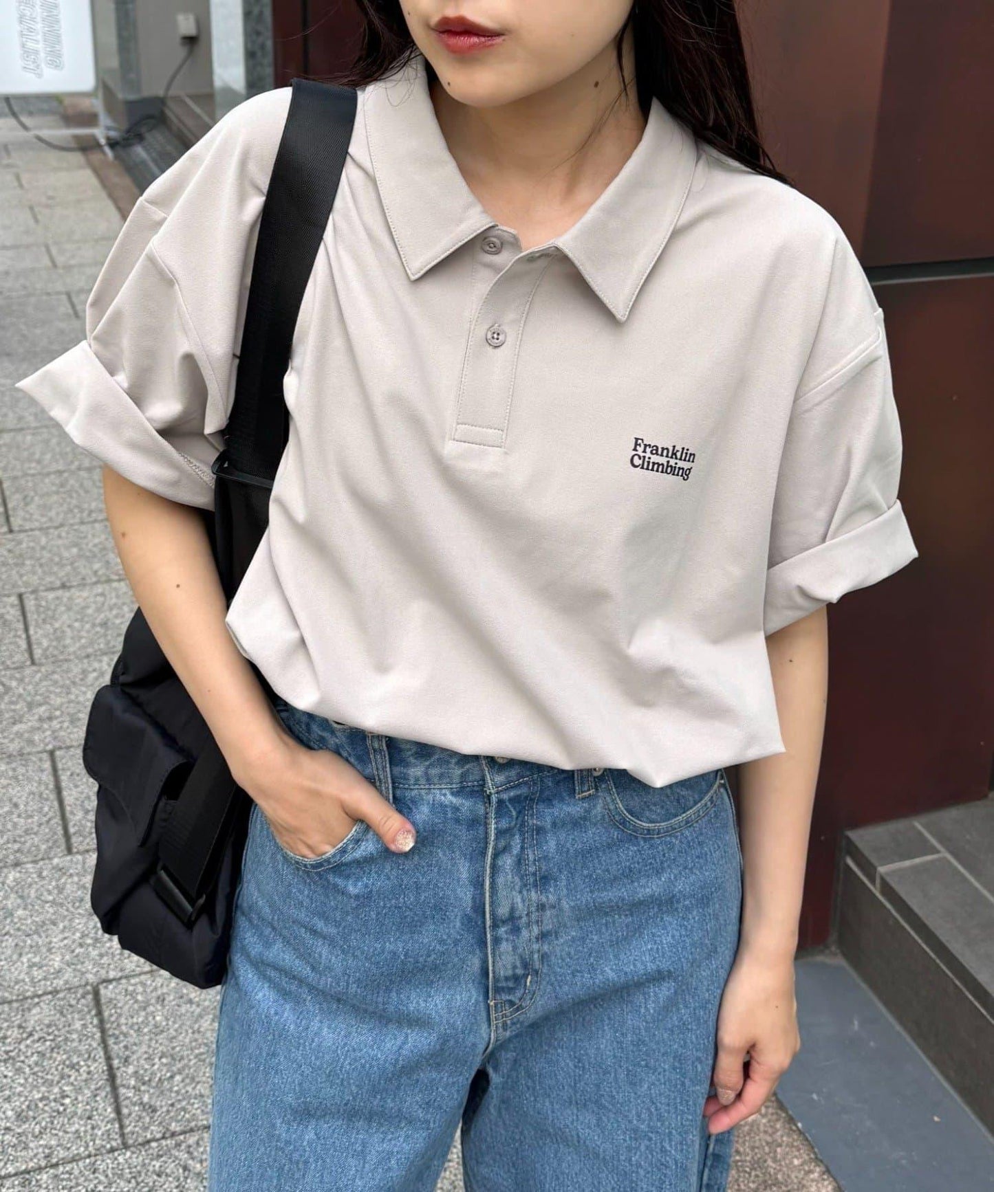 Franklin Climbing essential 背部印花Polo衫
