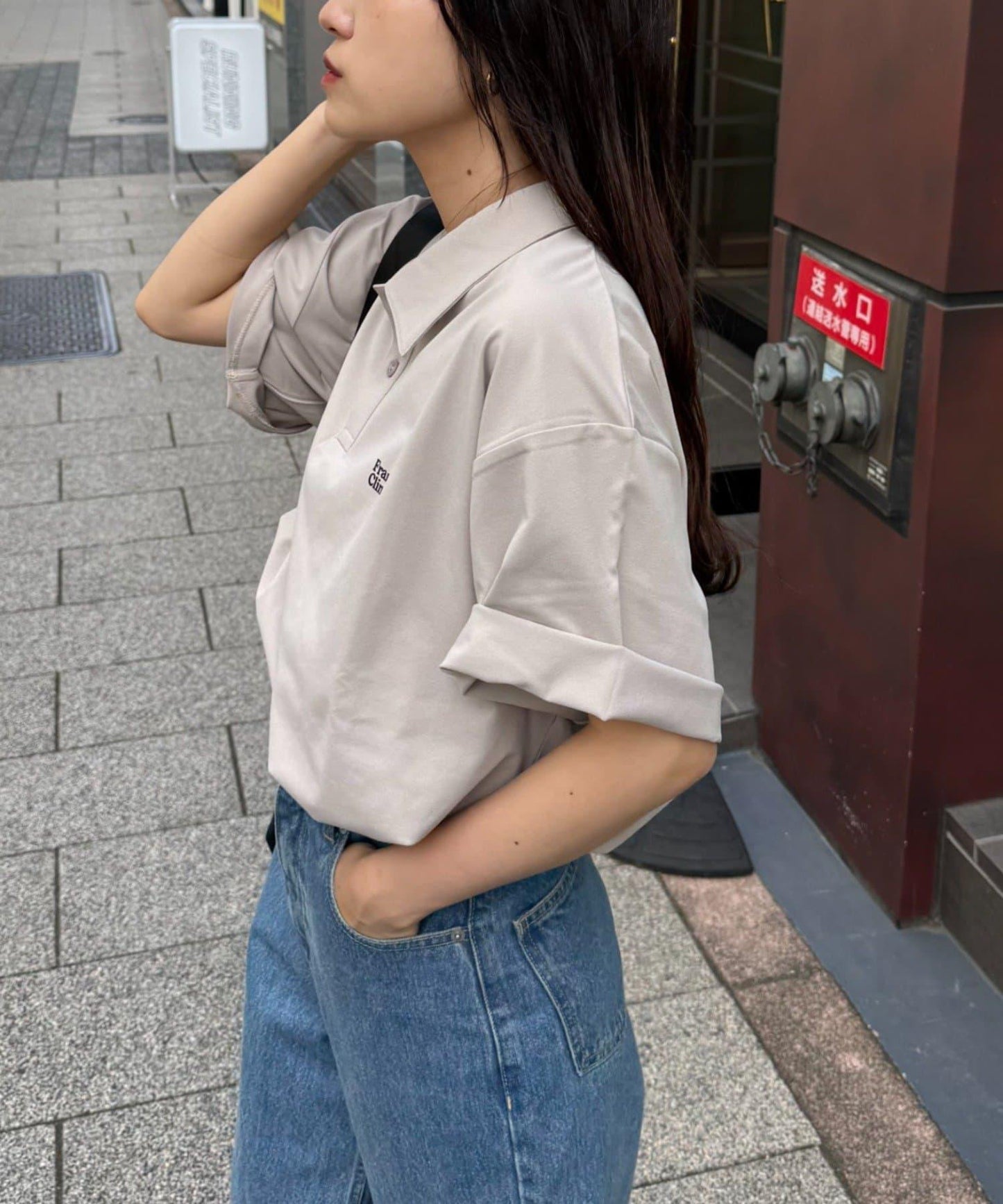 Franklin Climbing essential 背部印花Polo衫