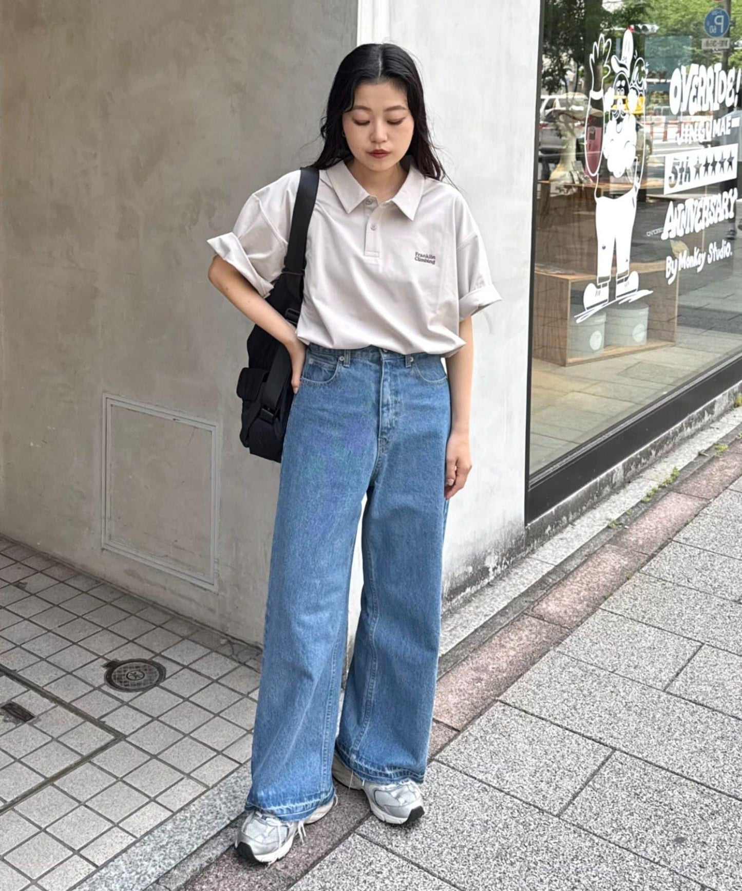 Franklin Climbing essential 背部印花Polo衫