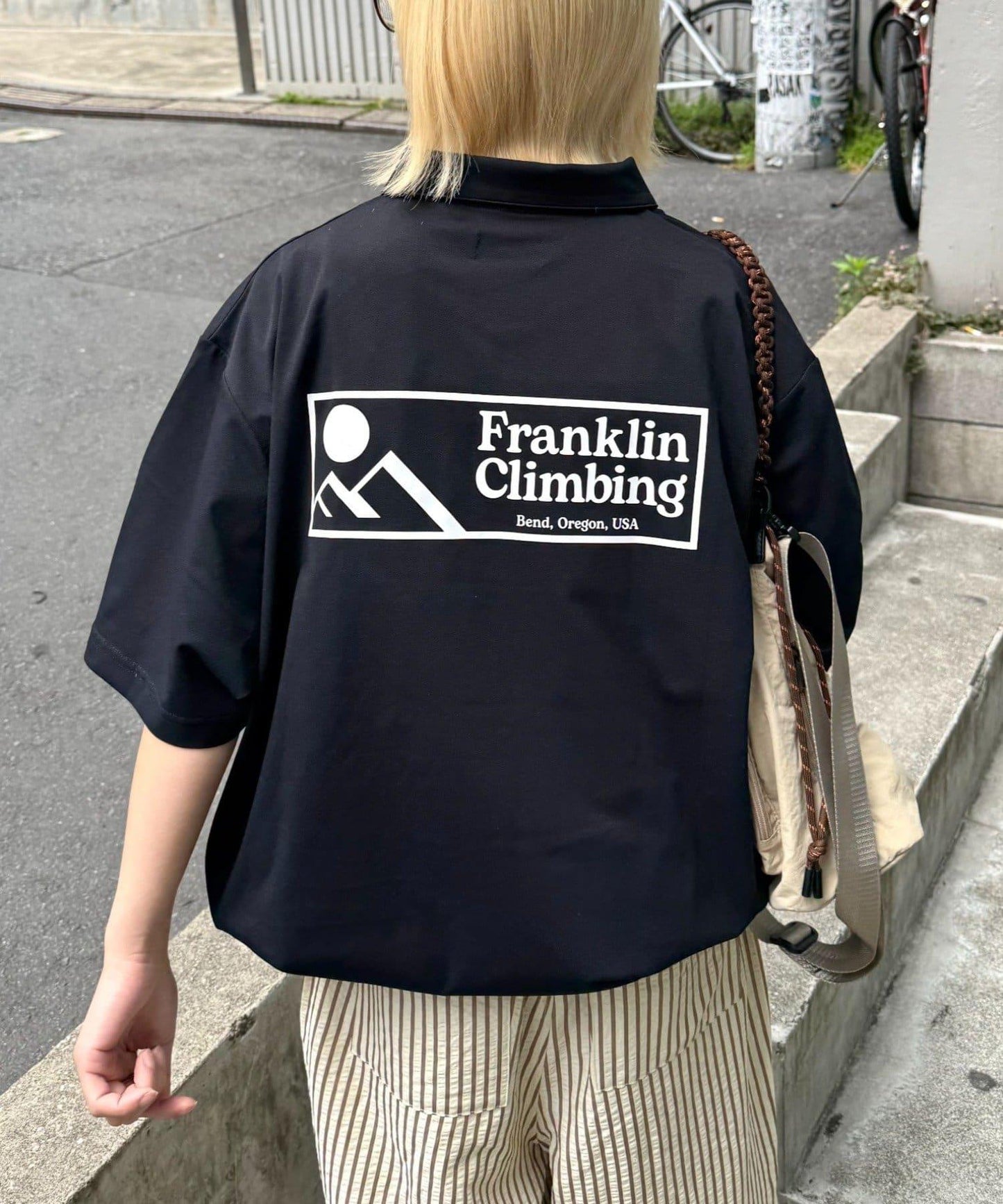 Franklin Climbing essential 背部印花Polo衫