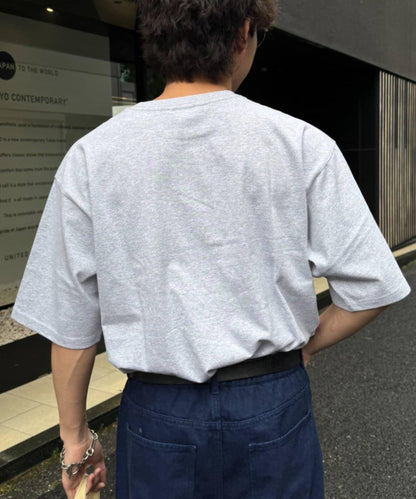 中性手寫字信息Logo短袖T恤