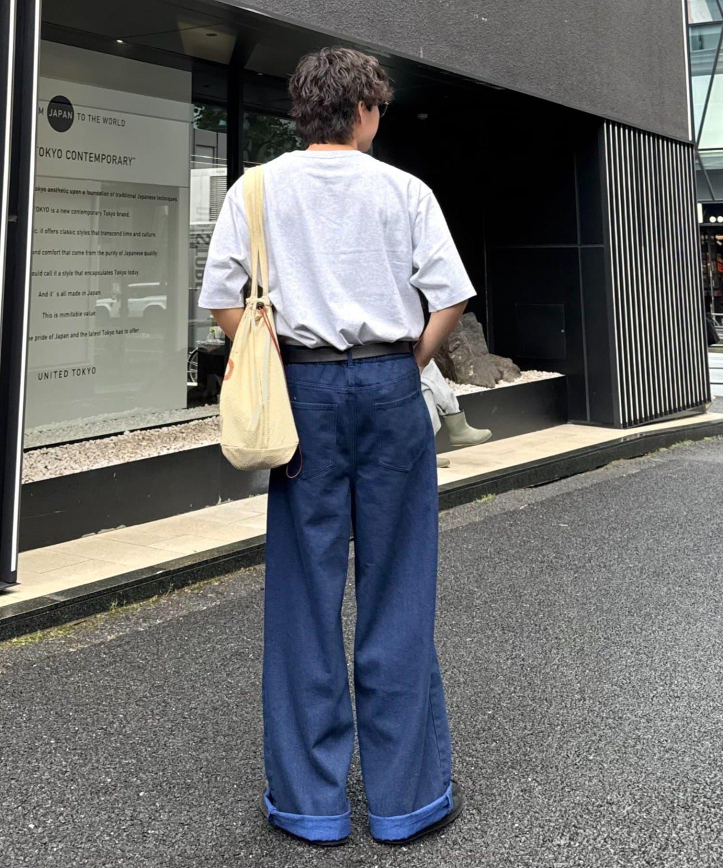 中性手寫字信息Logo短袖T恤