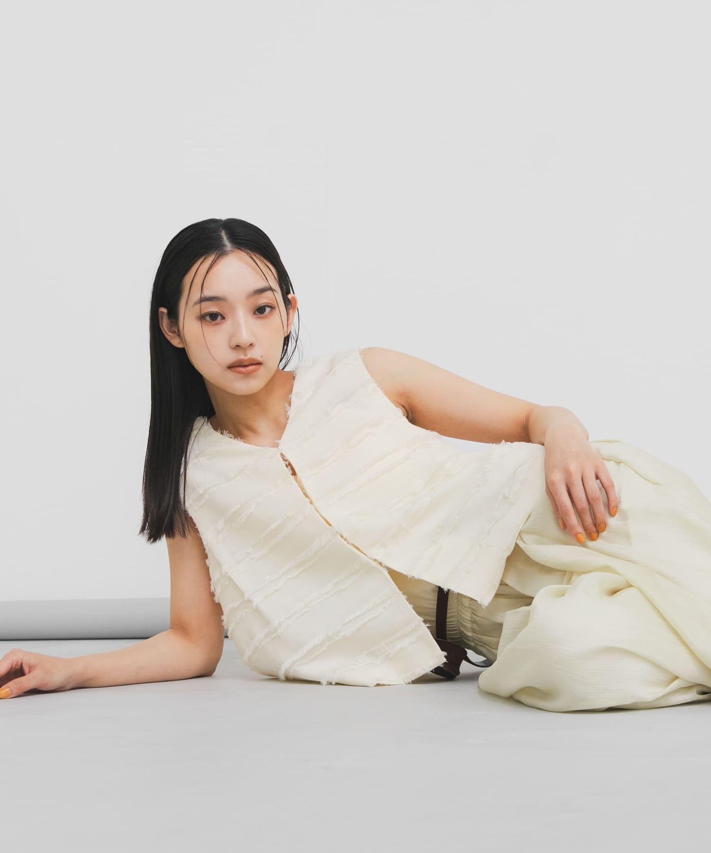 STAFF DESIGN PROJECT 流蘇條紋馬甲