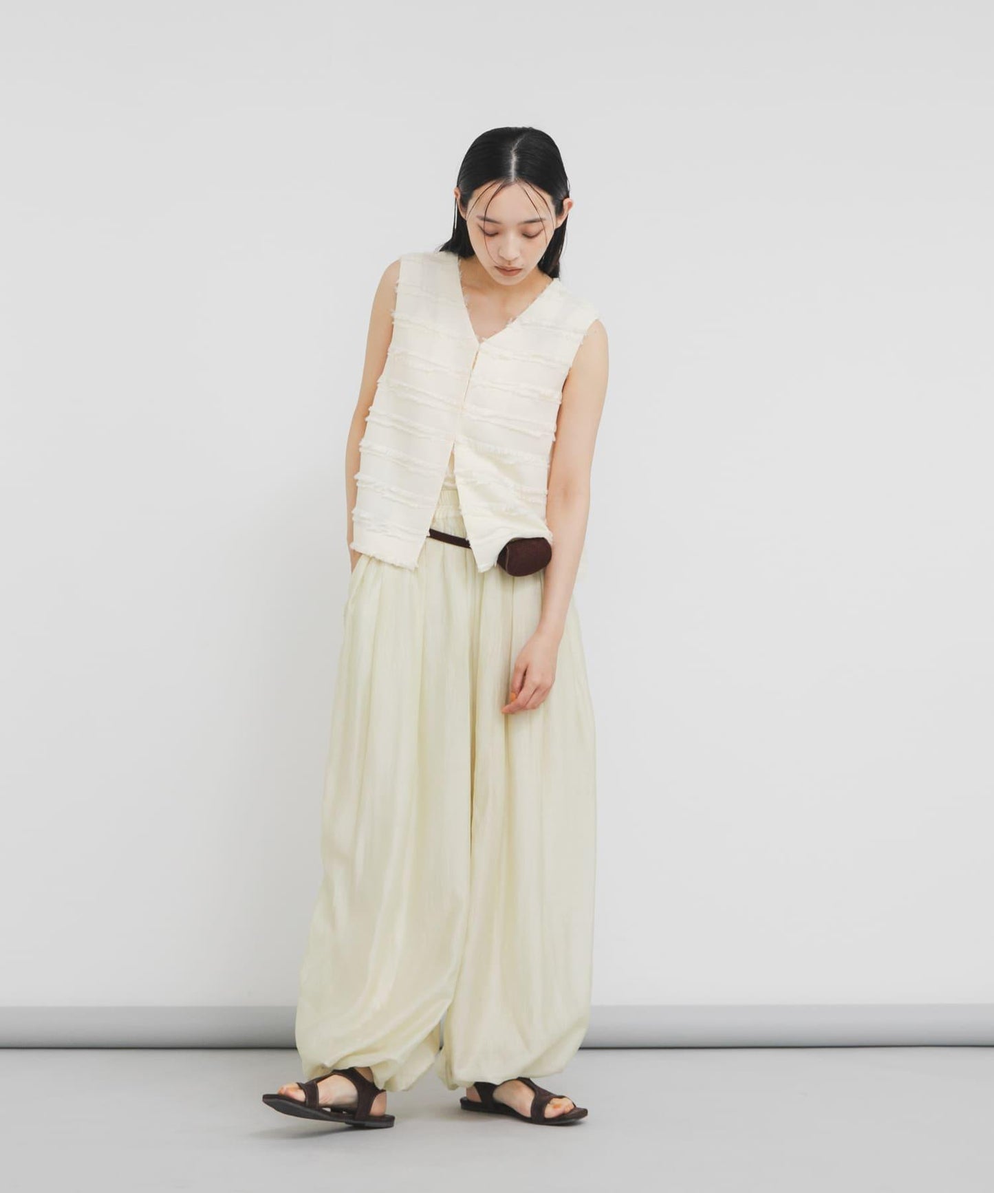 STAFF DESIGN PROJECT 流蘇條紋馬甲
