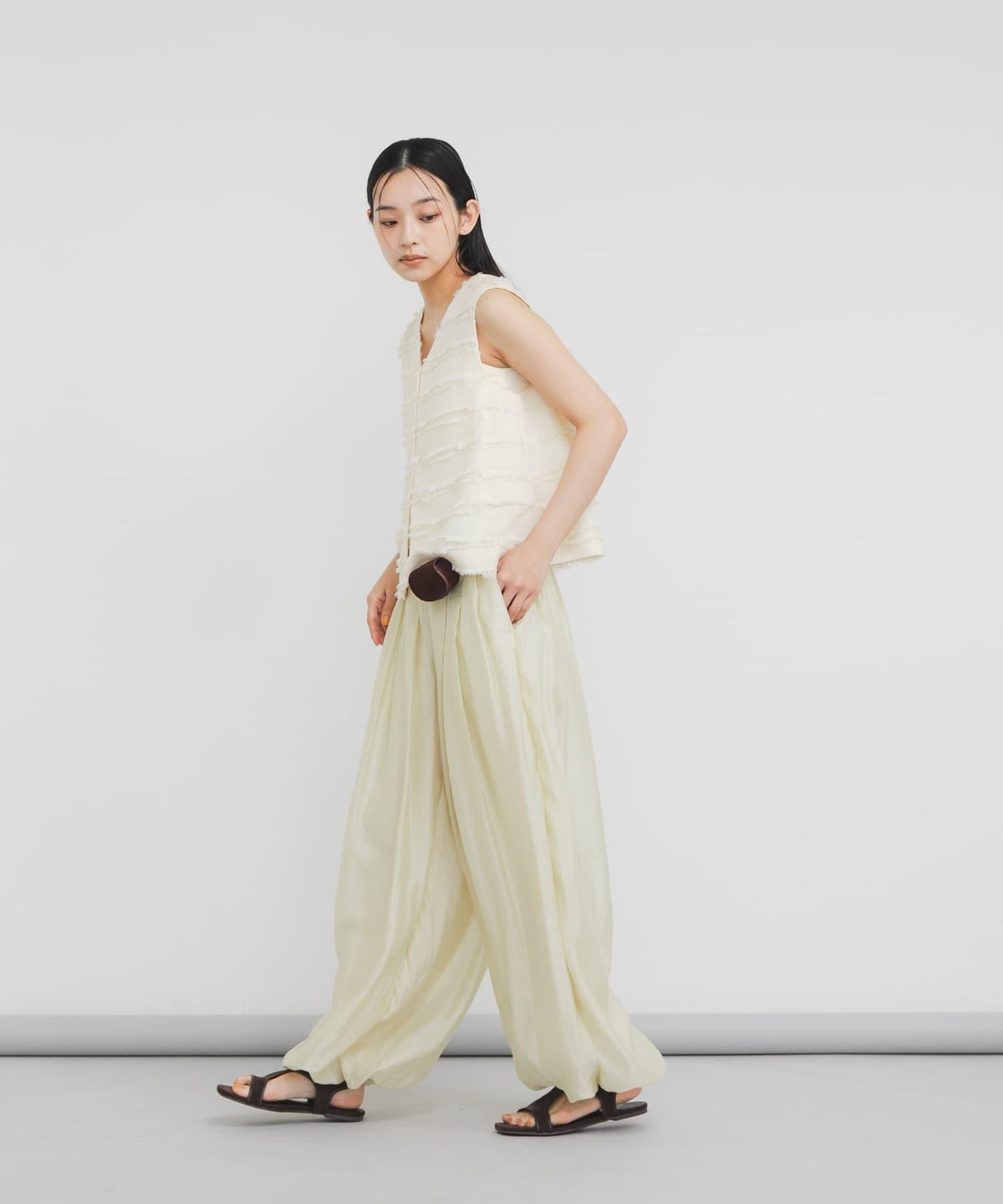 STAFF DESIGN PROJECT 流蘇條紋馬甲
