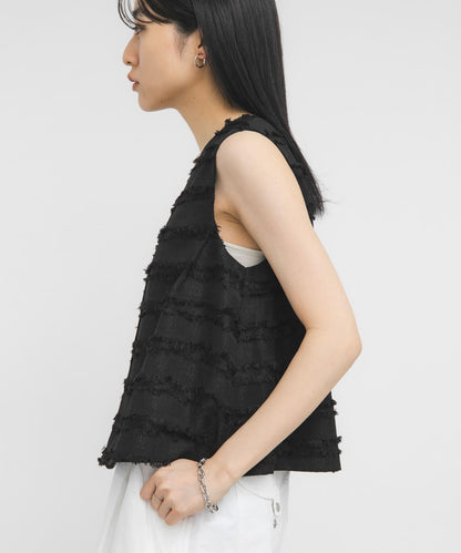 STAFF DESIGN PROJECT 流蘇條紋馬甲