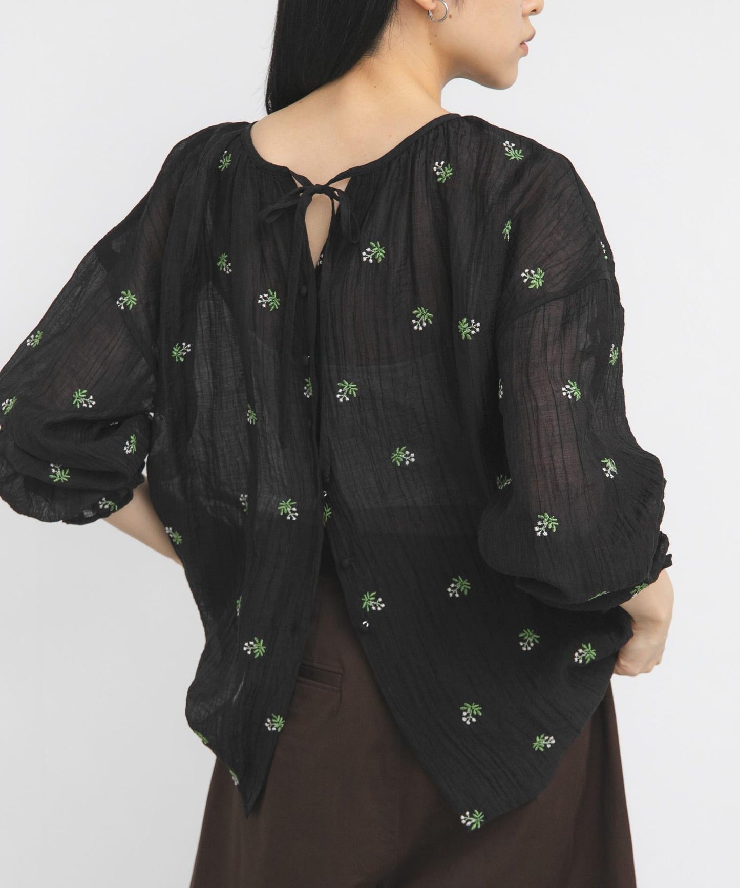 STAFF DESIGN PROJECT 2WAY刺繡女襯衫