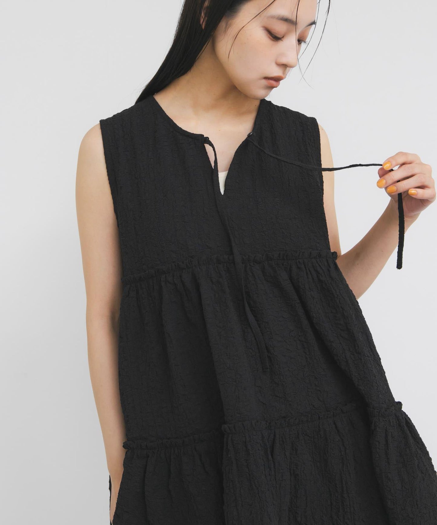 STAFF DESIGN PROJECT 2WAY層疊長款上衣