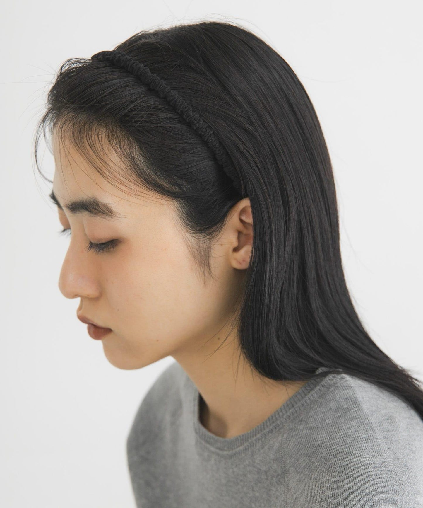 細版褶皺髮箍