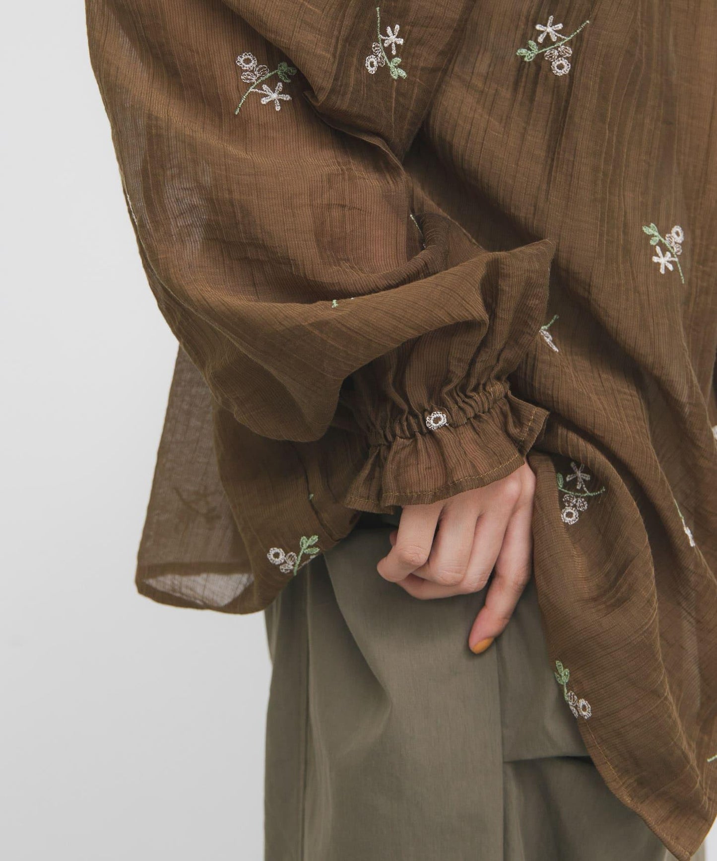STAFF DESIGN PROJECT 2WAY刺繡女襯衫