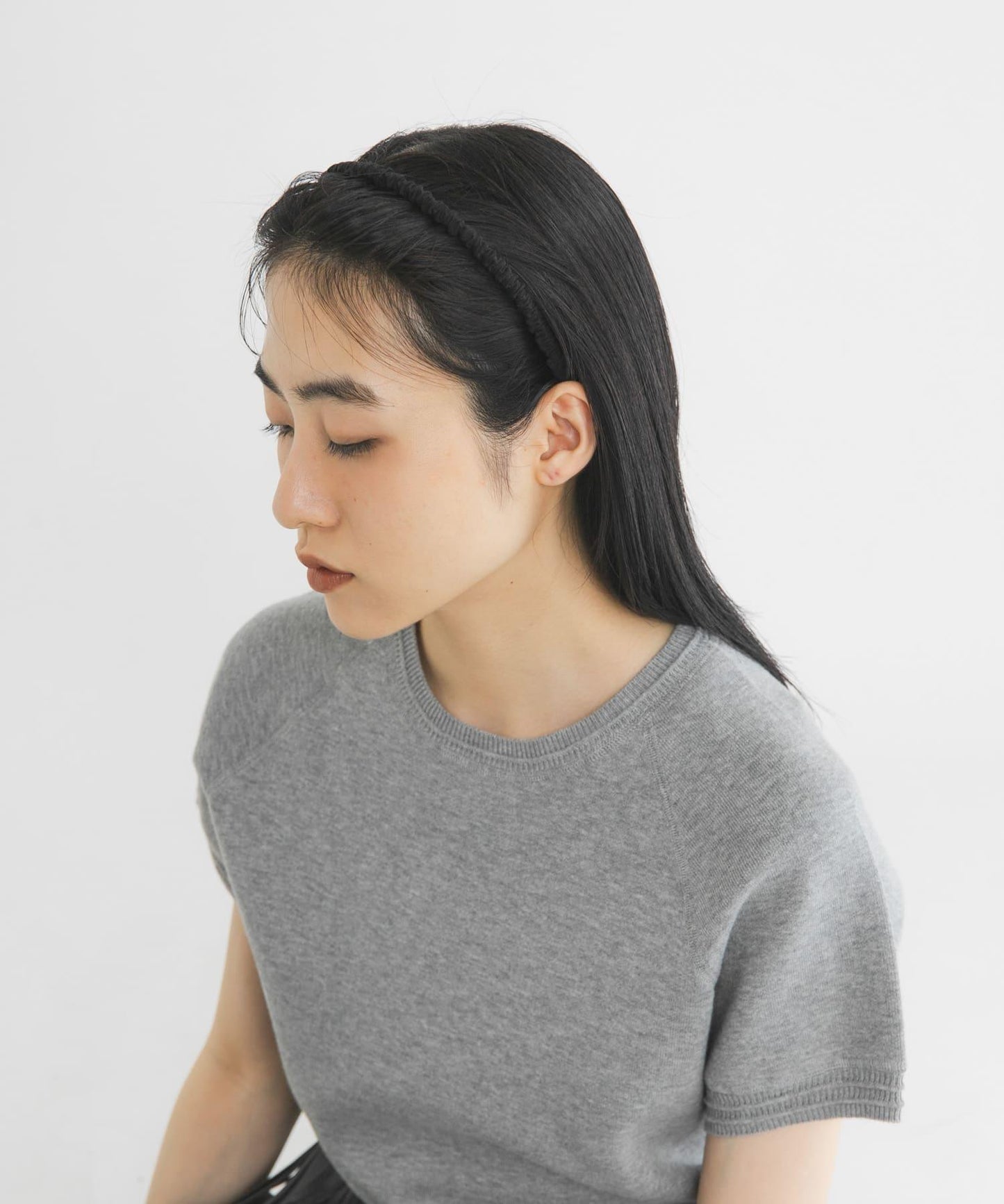 細版褶皺髮箍