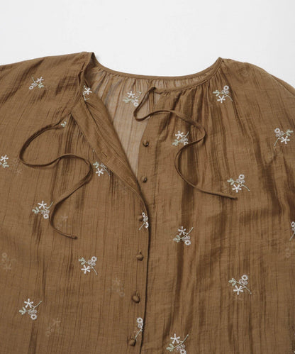 STAFF DESIGN PROJECT 2WAY刺繡女襯衫