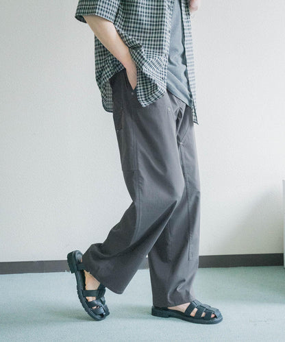 工裝風 闊腿 休閒西褲