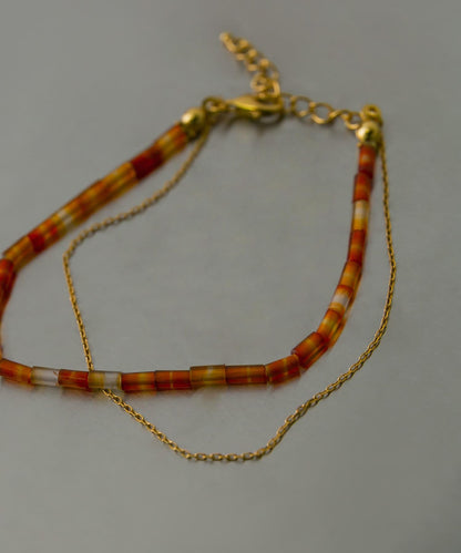 SMELLY naturalagate gemstone br 手鍊