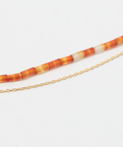SMELLY naturalagate gemstone br 手鍊
