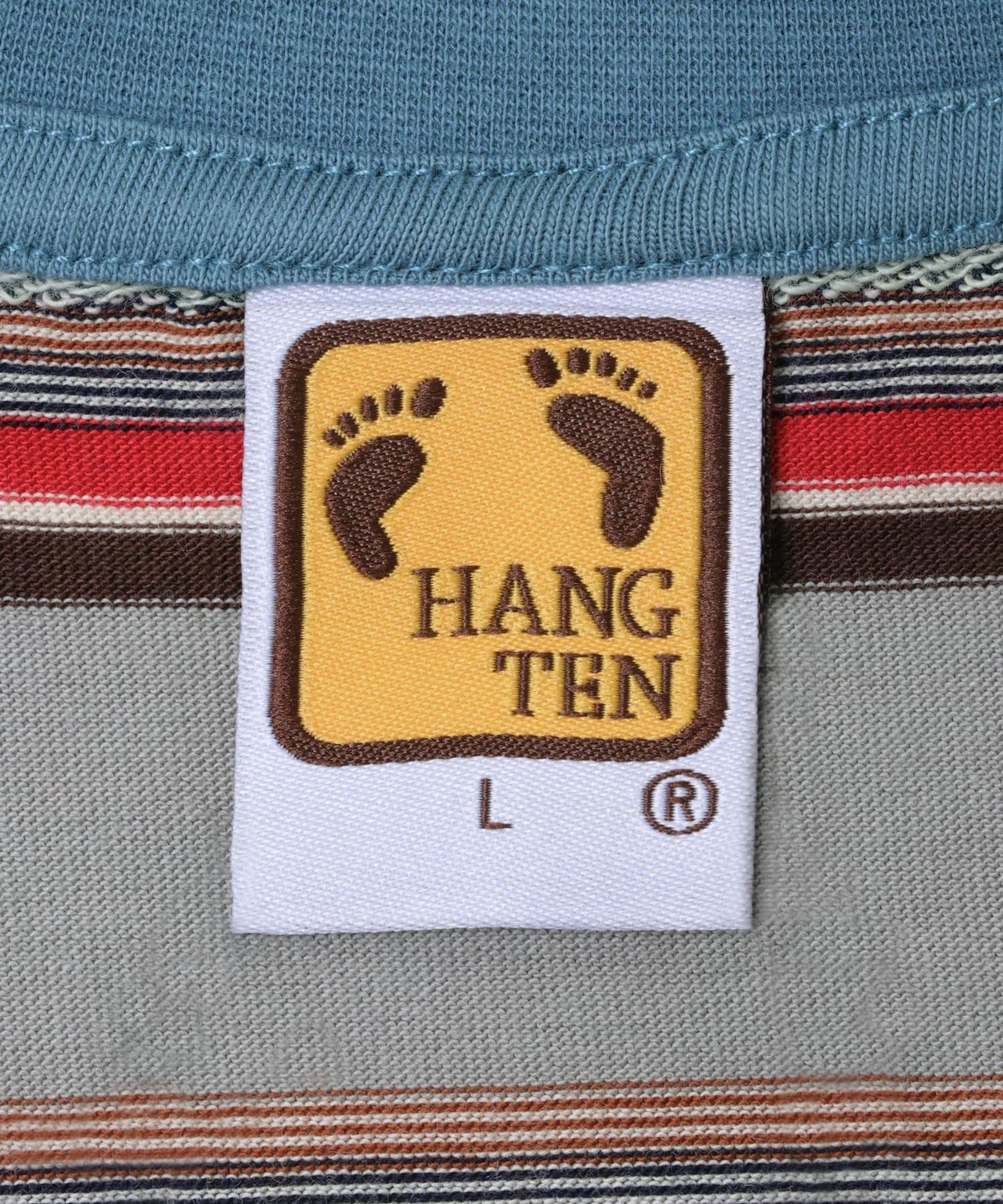 HANG TEN 70S 提花T恤