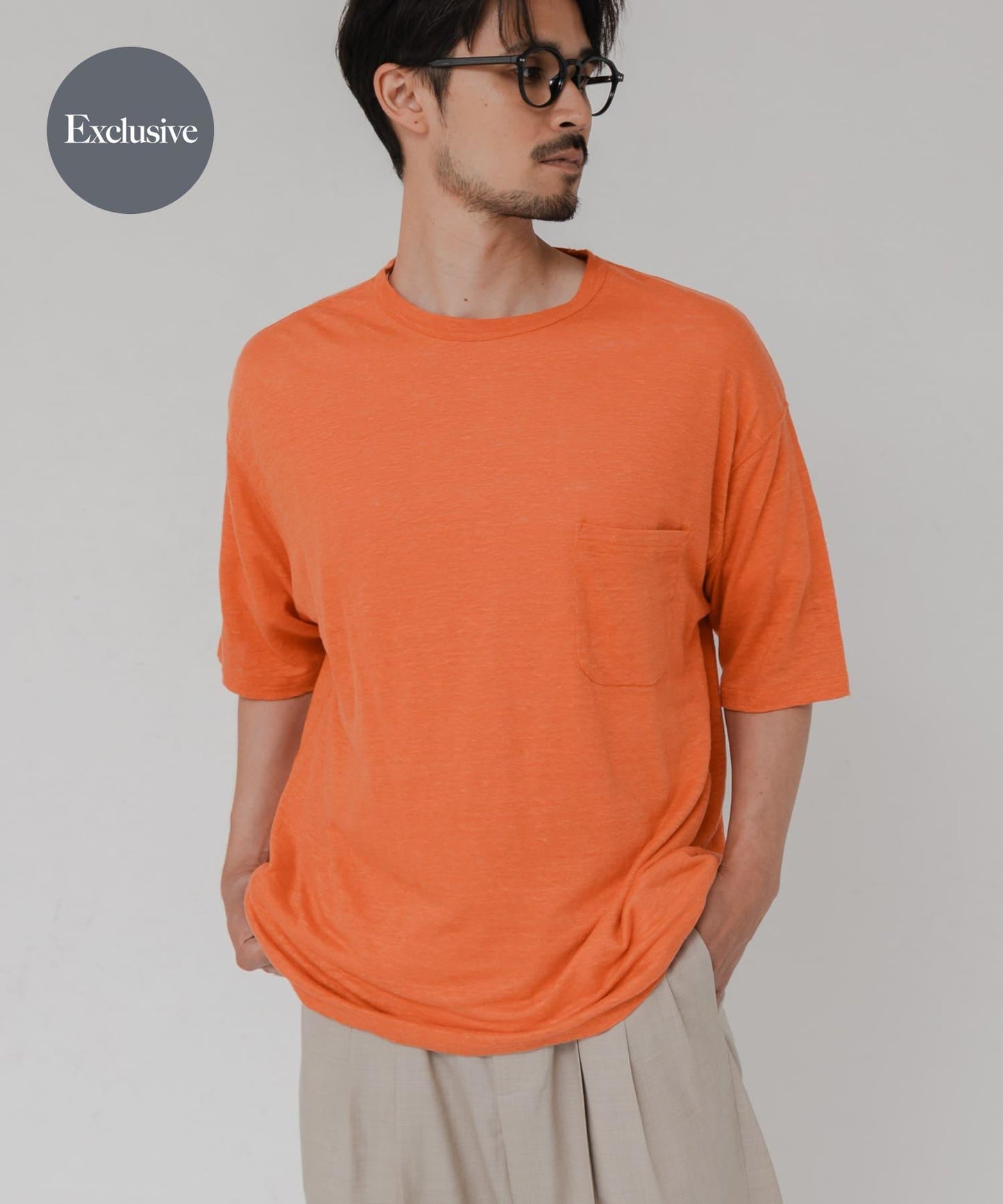 聯名 YLEVE×URBAN RESEARCH LINEN POCKET T-SHIRTS T恤