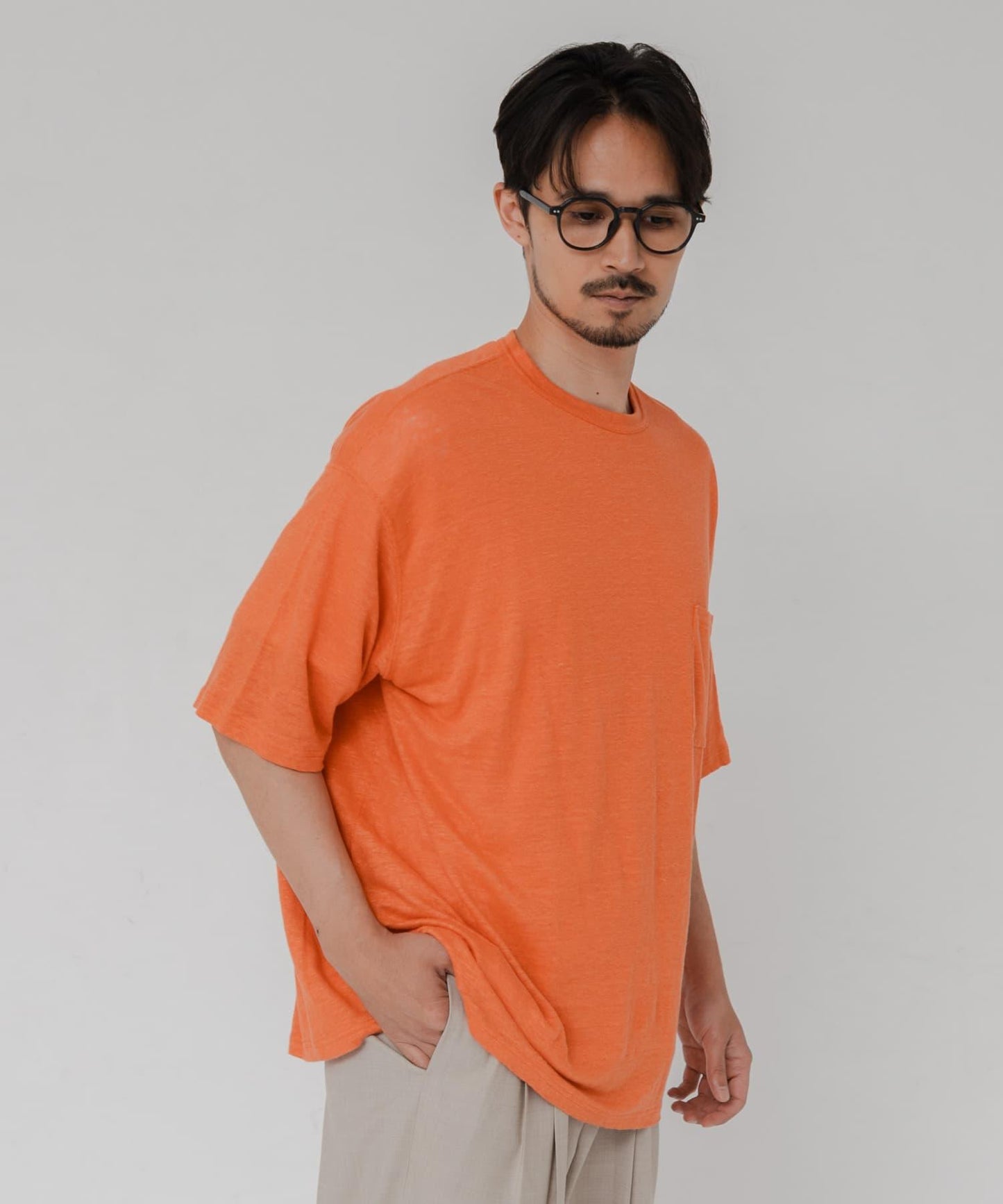聯名 YLEVE×URBAN RESEARCH LINEN POCKET T-SHIRTS T恤