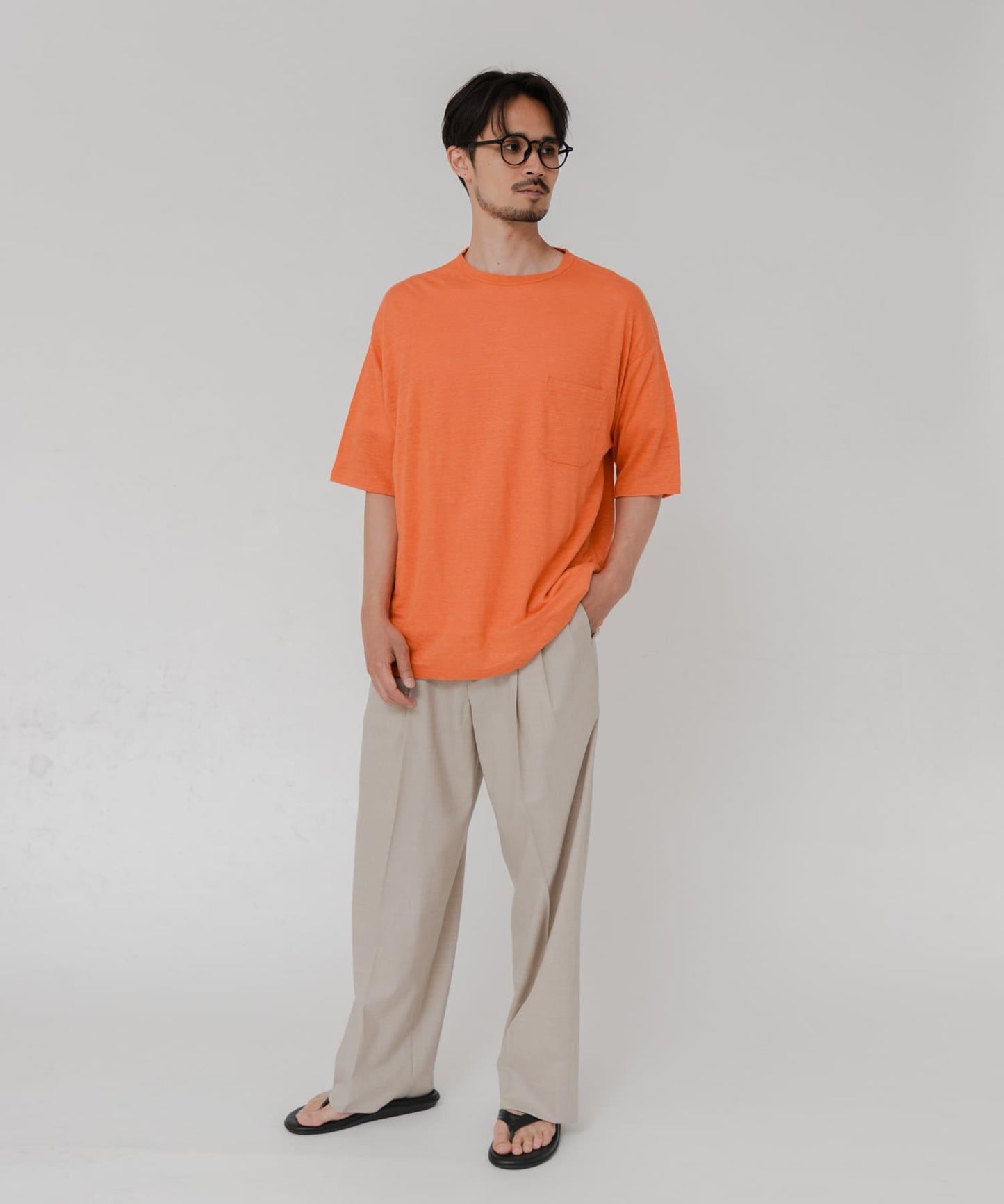 聯名 YLEVE×URBAN RESEARCH LINEN POCKET T-SHIRTS T恤