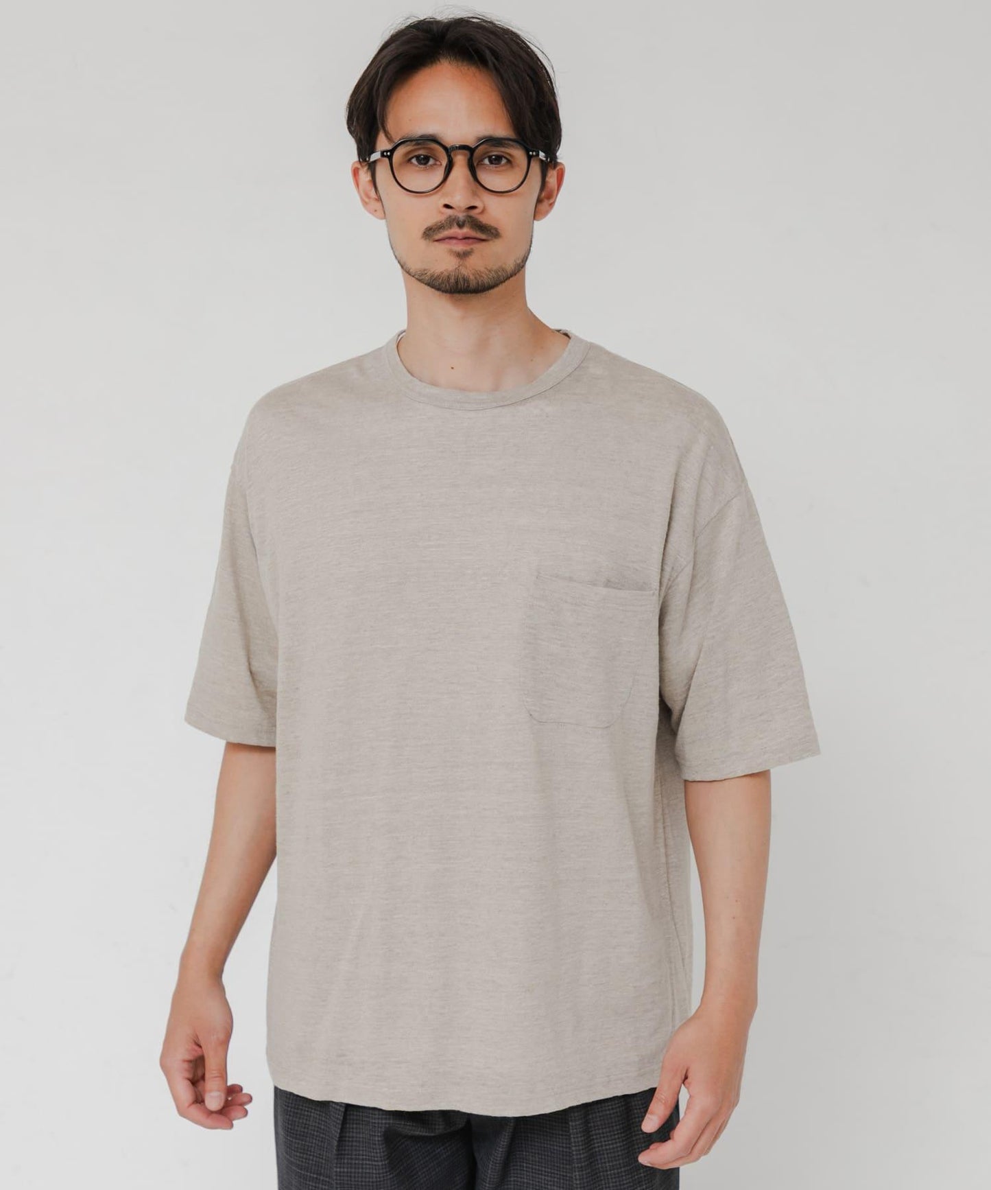 聯名 YLEVE×URBAN RESEARCH LINEN POCKET T-SHIRTS T恤