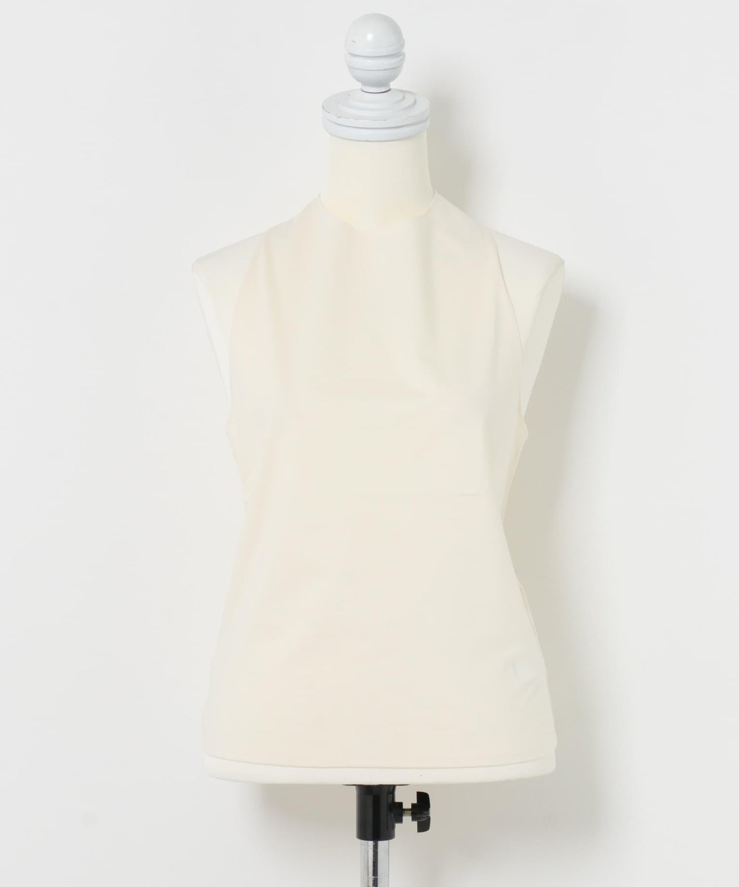 AMOMENTO JERSEY HALTER NECK TOP