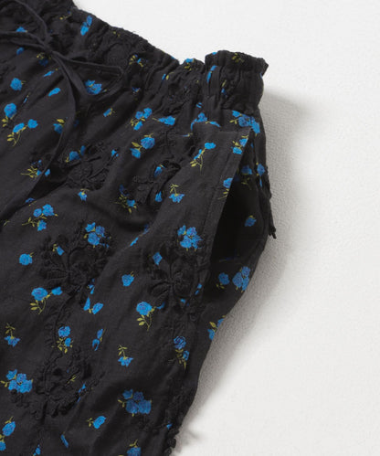 crinkle crinkle crinkle SHEER FLOWER EASY PANTS 休閒褲