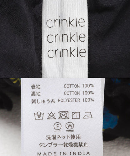 crinkle crinkle crinkle SHEER FLOWER EASY PANTS 休閒褲