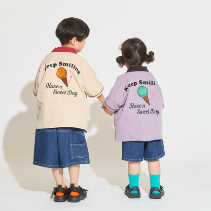 サーティワン アイスクリーム 刺繡Logo襯衫