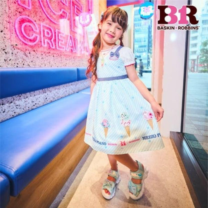 サーティワン アイスクリーム 拼接連衣裙