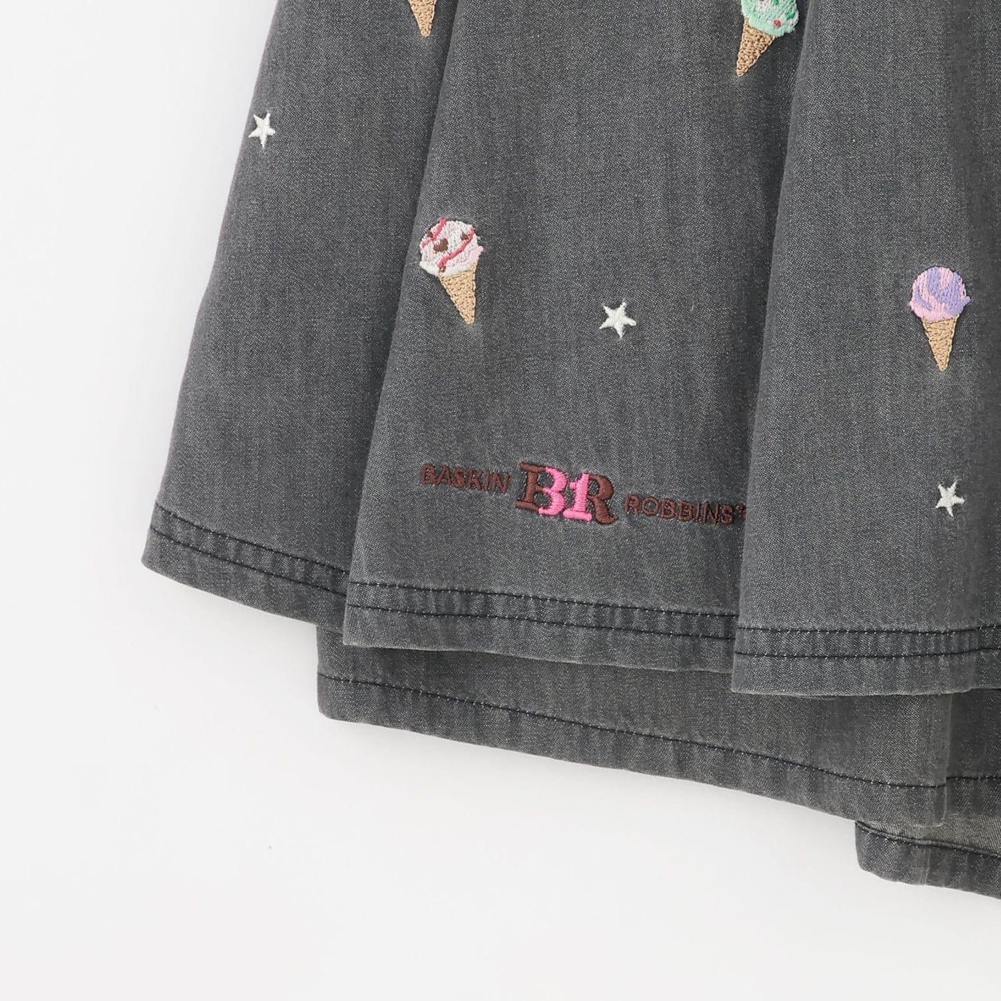 サーティワン アイスクリーム 接觸冷感 冰淇淋刺繡休閒短褲