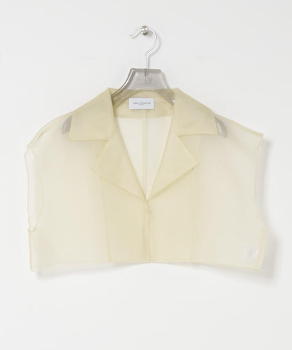 SILK ORGANDY SHORT SHIRTS 襯衫