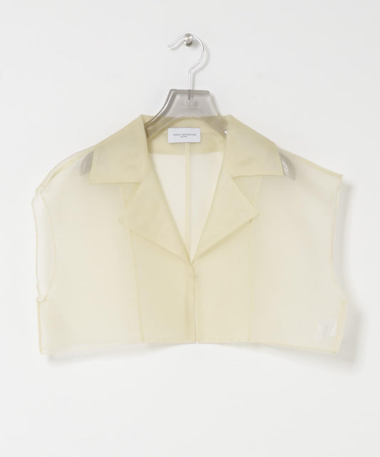 SILK ORGANDY SHORT SHIRTS 襯衫