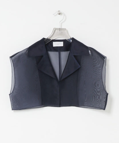SILK ORGANDY SHORT SHIRTS 襯衫