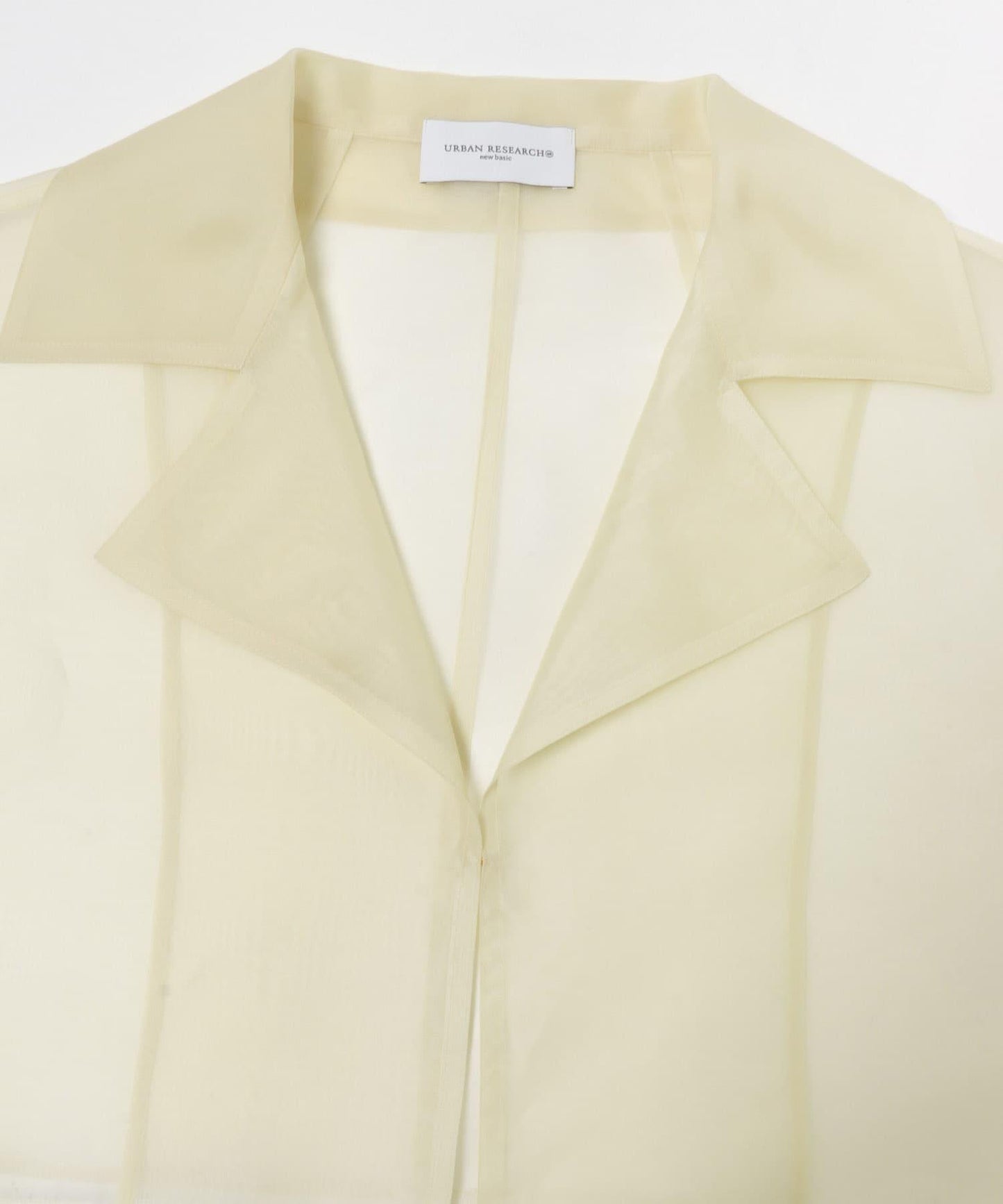 SILK ORGANDY SHORT SHIRTS 襯衫