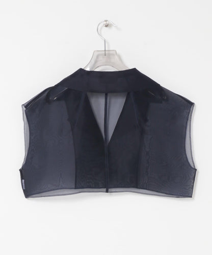 SILK ORGANDY SHORT SHIRTS 襯衫