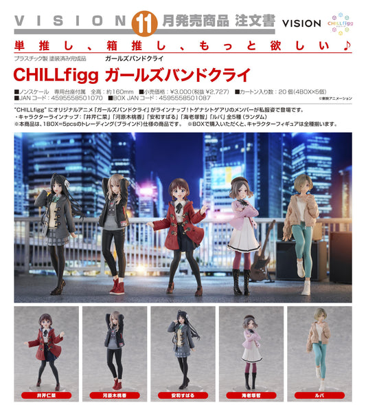 《哭泣少女樂隊》（哭泣少女樂隊） CHILLfigg系列 全套BOX 5個入 盒裝手辦