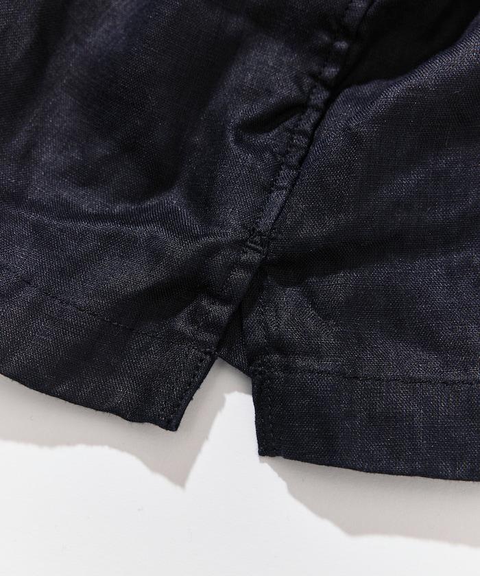 Linen Open Collar Long Sleeve Shirt 襯衫