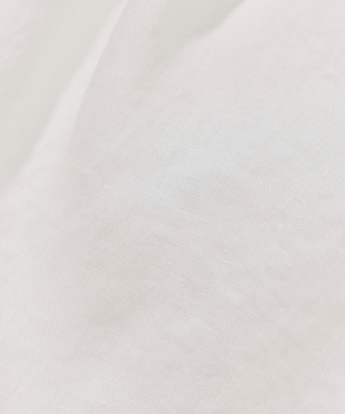 Linen Open Collar Long Sleeve Shirt 襯衫