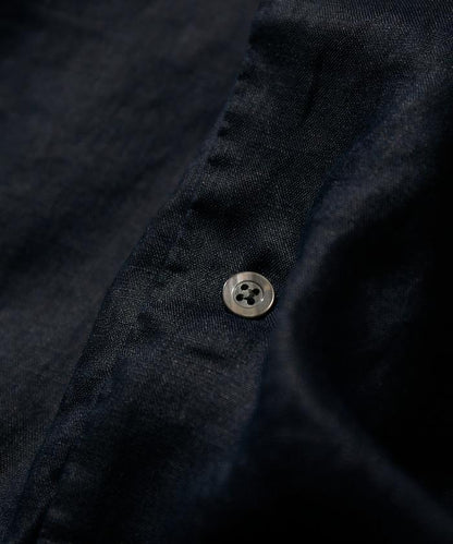 Linen Open Collar Short Sleeve Shirt 襯衫