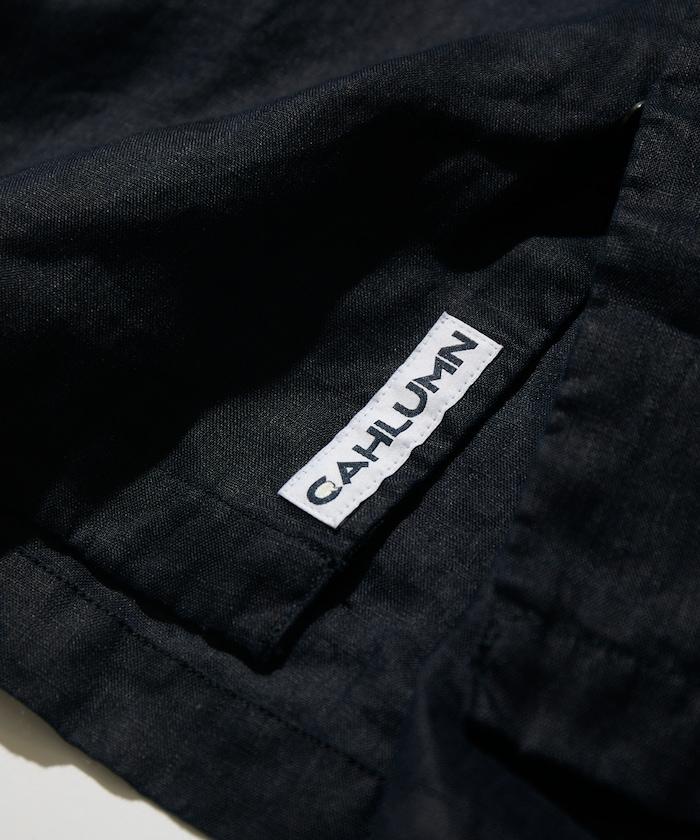 Linen Open Collar Short Sleeve Shirt 襯衫