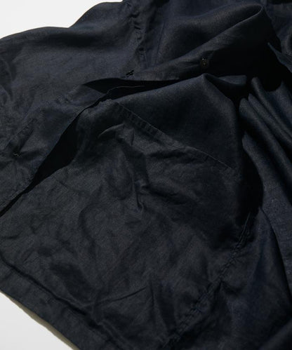 Linen Open Collar Short Sleeve Shirt 襯衫