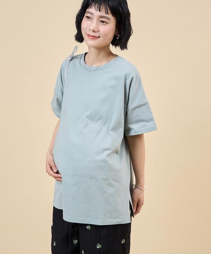適用於產前產後 有機棉 孕產哺乳T恤