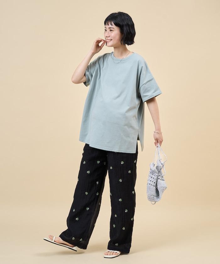 適用於產前產後 有機棉 孕產哺乳T恤