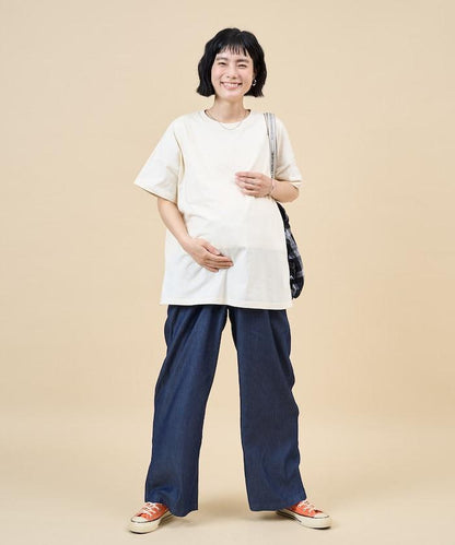 適用於產前產後 有機棉 孕產哺乳T恤