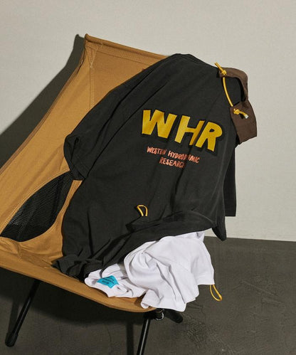 WESTERN HYDRODYNAMIC RESEARCH × フリークスストア聯名 WOBBLY WORKER 顏料染背部印花T恤