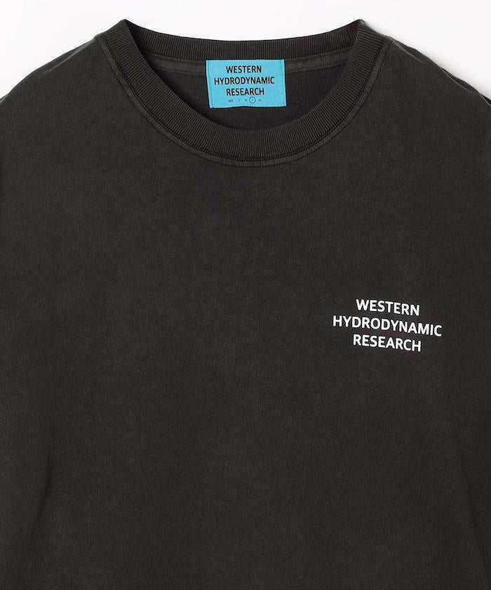 WESTERN HYDRODYNAMIC RESEARCH × フリークスストア聯名 WOBBLY WORKER 顏料染背部印花T恤