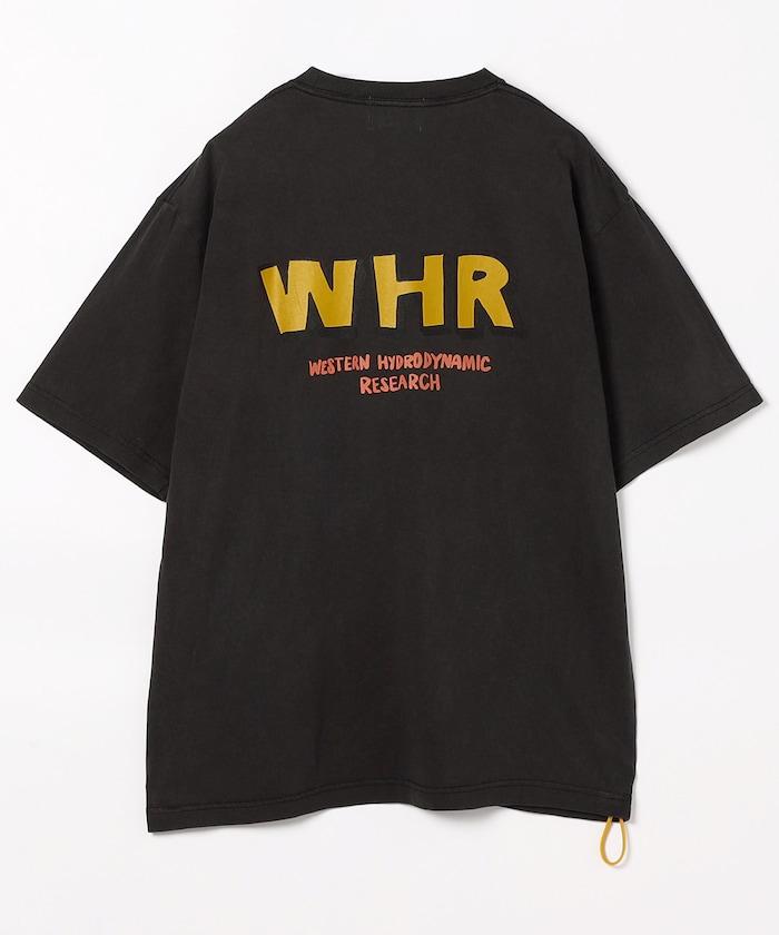 WESTERN HYDRODYNAMIC RESEARCH × フリークスストア聯名 WOBBLY WORKER 顏料染背部印花T恤